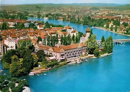 AK / Ansichtskarte Konstanz Bodensee Insel Hotel Dominikanerkloster Fliegeraufnahme Kat. Konstanz