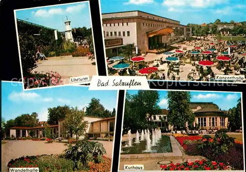 AK / Ansichtskarte Bad Salzuflen Uhrturm Kurhaus Wandelhalle  Kat. Bad Salzuflen