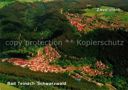 AK / Ansichtskarte Bad Teinach Zavelstein Fliegeraufnahme Kat. Bad Teinach Zavelstein