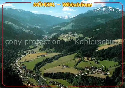 AK / Ansichtskarte Wildschoenau Tirol Fliegeraufnahme Muehltal 