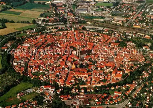 AK / Ansichtskarte Noerdlingen Fliegeraufnahme Kat. Noerdlingen