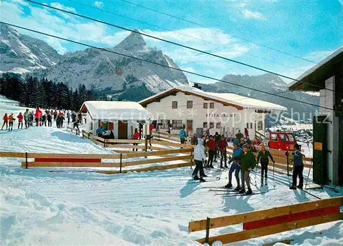 AK / Ansichtskarte Ehrwald Tirol Wettersteinlift mit Sonnenspitze