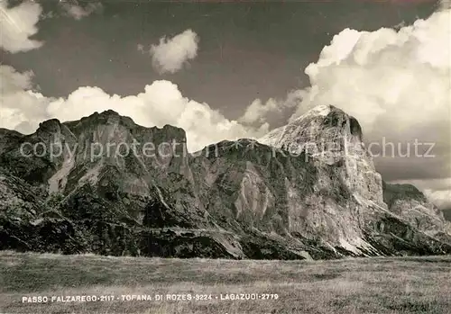 AK / Ansichtskarte Tofana di Roces Passo Falzarego Kat. Italien