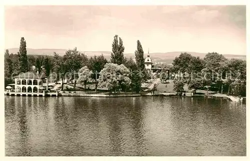 AK / Ansichtskarte Radolfzell Bodensee Strandhotel Strandcafe Mettnau Kat. Radolfzell am Bodensee