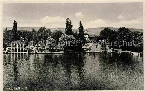 AK / Ansichtskarte Radolfzell Bodensee Strandhotel Kirche Kat. Radolfzell am Bodensee