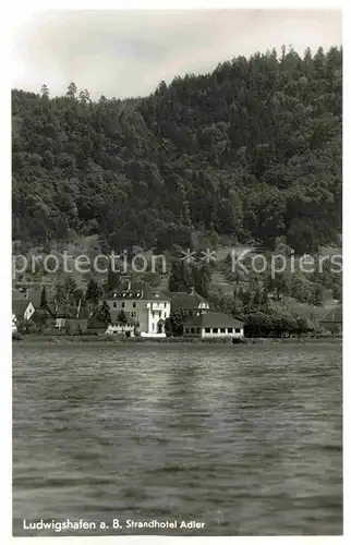 AK / Ansichtskarte Ludwigshafen Bodensee Strandhotel Adler Kat. Bodman Ludwigshafen