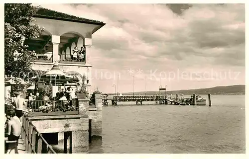 AK / Ansichtskarte Radolfzell Bodensee Strandhotel Strandcafe Mettnau Kat. Radolfzell am Bodensee