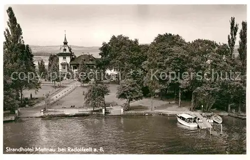 AK / Ansichtskarte Radolfzell Bodensee Strandhotel Mettnau Kat. Radolfzell am Bodensee