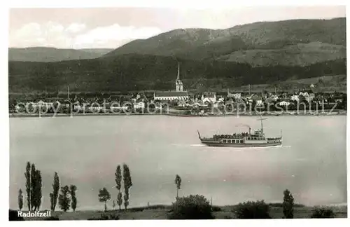 AK / Ansichtskarte Radolfzell Bodensee Panorama Schiff Kat. Radolfzell am Bodensee