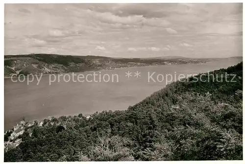 AK / Ansichtskarte Bodman Bodensee Blick vom Frauenberg See