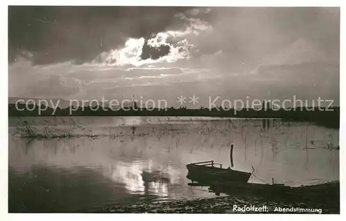 AK / Ansichtskarte Radolfzell Bodensee Abendstimmung Kat. Radolfzell am Bodensee