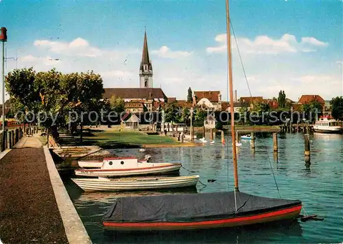 AK / Ansichtskarte Radolfzell Bodensee Hafen Stadt Kat. Radolfzell am Bodensee