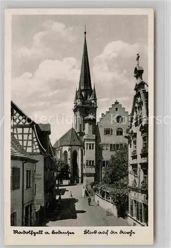 AK / Ansichtskarte Radolfzell Bodensee Kirche Kat. Radolfzell am Bodensee