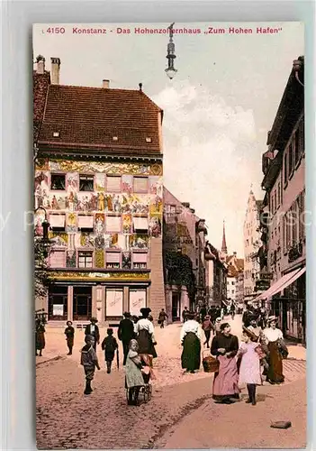 AK / Ansichtskarte Konstanz Bodensee Hohenzollernhaus Zum hohen Hafen Kat. Konstanz