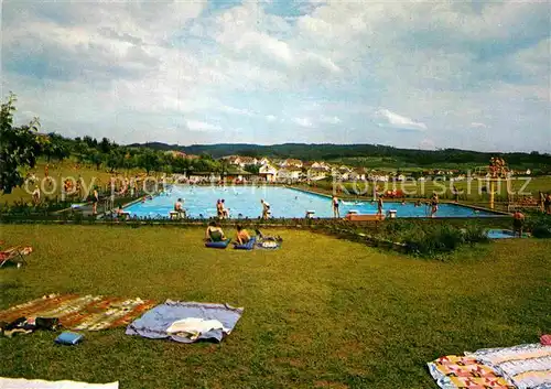 AK / Ansichtskarte Rudersberg Wuerttemberg Freibad Kat. Rudersberg