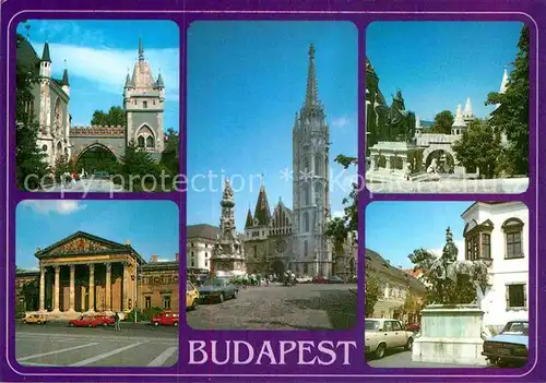 AK / Ansichtskarte Budapest Mathias Kirche Schloss Denkmal Kat. Budapest