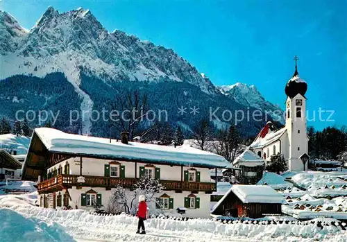 AK / Ansichtskarte Grainau Waxenstein Zugspitze Kat. Grainau