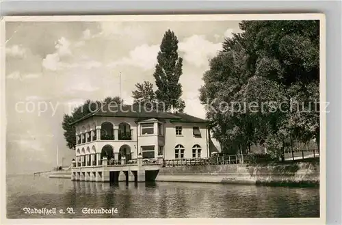 AK / Ansichtskarte Radolfzell Bodensee Strandhotel Strandcafe Mettnau Kat. Radolfzell am Bodensee