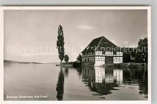 AK / Ansichtskarte Bodman Bodensee Alte Greth