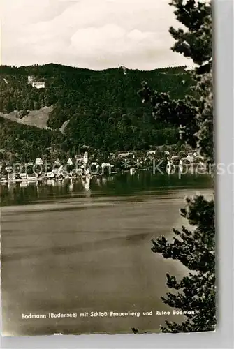 AK / Ansichtskarte Bodman Bodensee Schloss Frauenberg Ruine Bodman