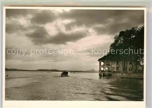 AK / Ansichtskarte Radolfzell Bodensee Hohentwiel Strandcafe Mettnau Kat. Radolfzell am Bodensee