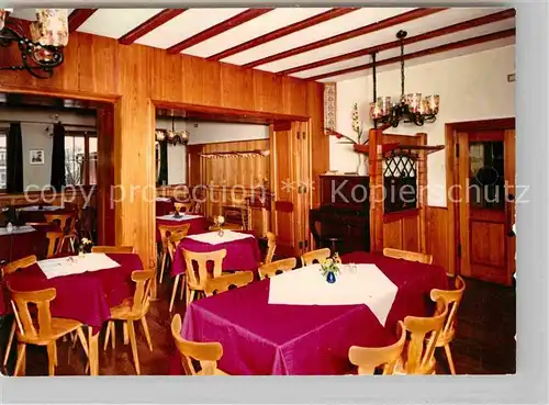 AK / Ansichtskarte Boehringen Bodensee Gasthaus Hirsch Speiseraum Kat. Radolfzell am Bodensee