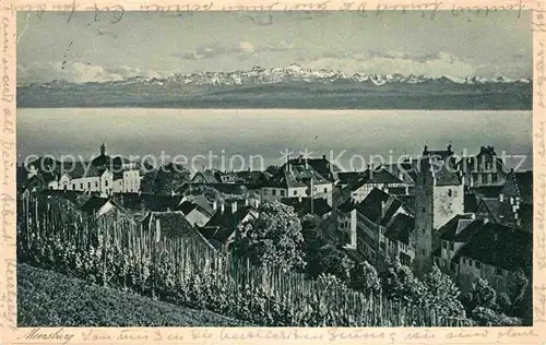 AK / Ansichtskarte Meersburg Bodensee Alpenblick Kat. Meersburg