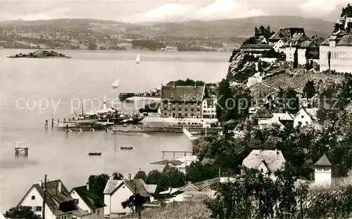 AK / Ansichtskarte Meersburg Bodensee Panorama Kat. Meersburg