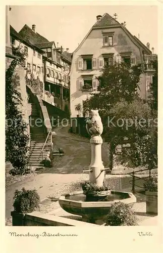 AK / Ansichtskarte Meersburg Bodensee Baerenbrunnen Kat. Meersburg