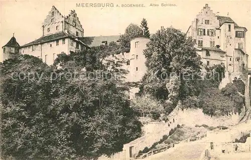 AK / Ansichtskarte Meersburg Bodensee Altes Schloss Kat. Meersburg