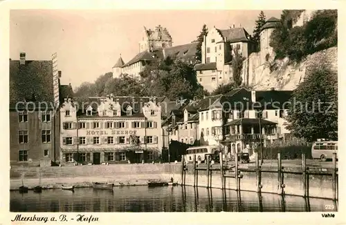 AK / Ansichtskarte Meersburg Bodensee Hotel Seehof Schloss Kat. Meersburg