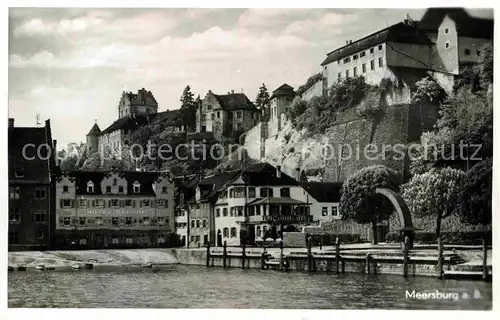 AK / Ansichtskarte Meersburg Bodensee Hafenansicht Kat. Meersburg