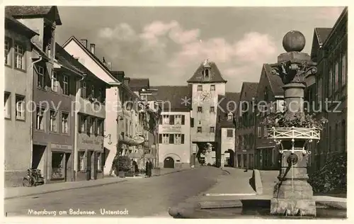 AK / Ansichtskarte Meersburg Bodensee Unterstadt Kat. Meersburg