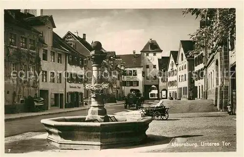 AK / Ansichtskarte Meersburg Bodensee Unteres Tor  Kat. Meersburg