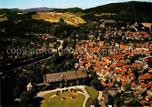 AK / Ansichtskarte Goslar Blick auf die Kaiserpfalz Fliegeraufnahme Kat. Goslar