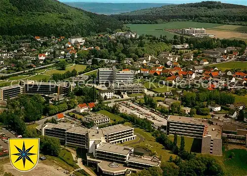 AK / Ansichtskarte Reinhardshausen Kurkliniken Fliegeraufnahme Kat. Bad Wildungen