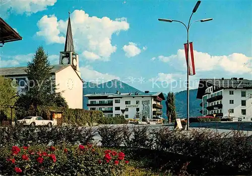 AK / Ansichtskarte Schuettdorf Zell Kirche Gasthof Kat. Zell am See