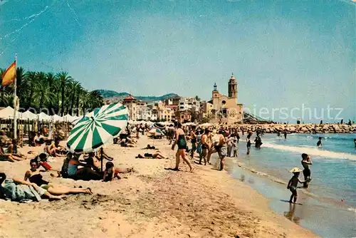 AK / Ansichtskarte Sitges Playa de Oro