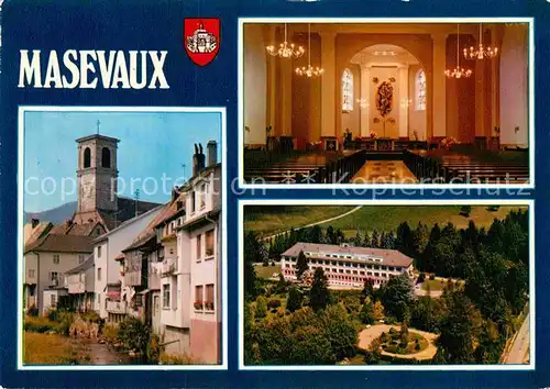 AK / Ansichtskarte Masevaux Haut Rhin Alsace Petite Venise Eglise St Martin Hopital Kat. Masevaux