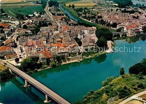 AK / Ansichtskarte Verdun sur le Doubs Fliegeraufnahme Kat. Verdun sur le Doubs