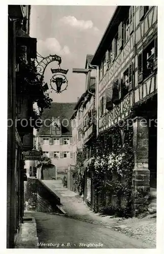 AK / Ansichtskarte Meersburg Bodensee Steigstrasse Kat. Meersburg