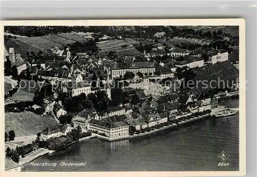 AK / Ansichtskarte Meersburg Bodensee Fliegeraufnahme Kat. Meersburg