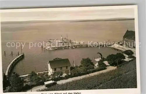 AK / Ansichtskarte Meersburg Bodensee Hafen Kat. Meersburg