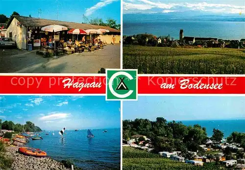 AK / Ansichtskarte Hagnau Bodensee Campingplatz Panorama  Kat. Hagnau am Bodensee