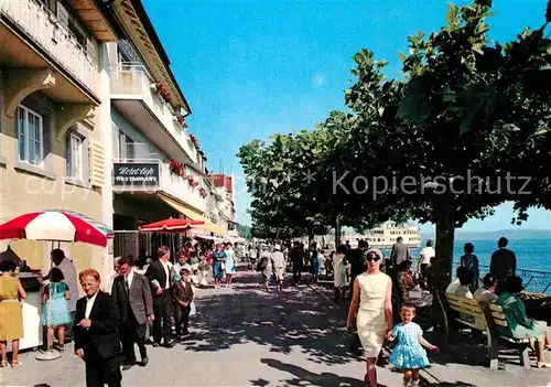 AK / Ansichtskarte Meersburg Bodensee Seestrasse Promenade Kat. Meersburg