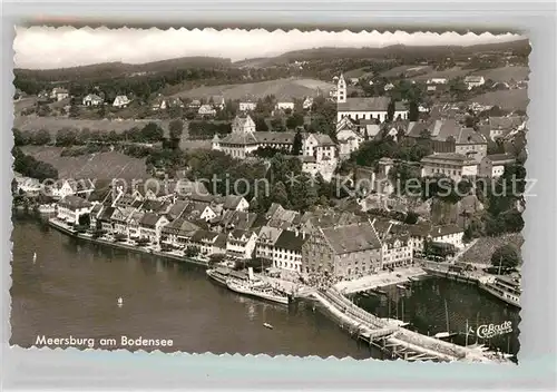 AK / Ansichtskarte Meersburg Bodensee Fliegeraufnahme Kat. Meersburg