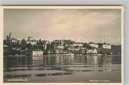 AK / Ansichtskarte Meersburg Bodensee Panorama Kat. Meersburg