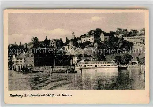 AK / Ansichtskarte Meersburg Bodensee Uferpartie Schloss Residenz Kat. Meersburg