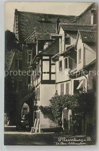 AK / Ansichtskarte Meersburg Bodensee Schlossplatz Kat. Meersburg