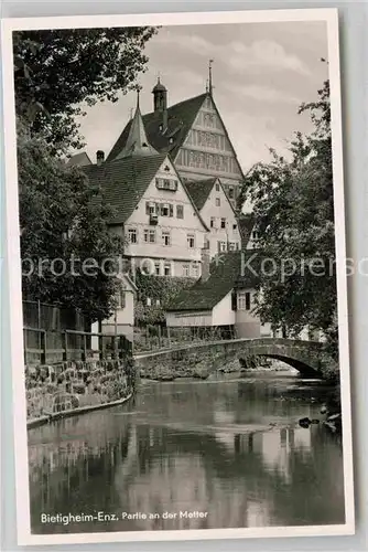 AK / Ansichtskarte Bietigheim Baden Partie an der Metter Kat. Bietigheim